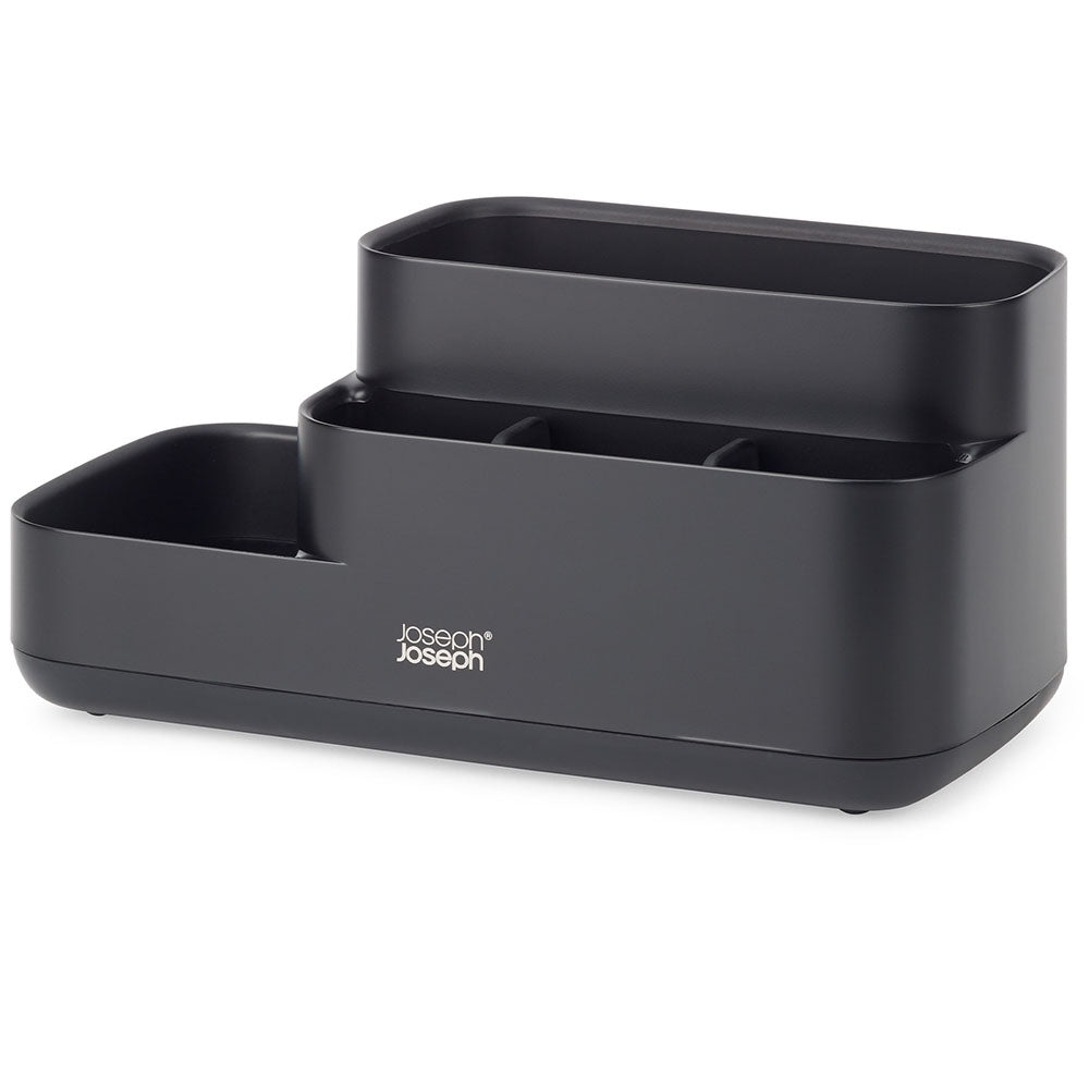 Joseph Joseph Bathroom Black Caddy - EasyStore Bathroom Caddy Matt Black Accessories Sterling Home 2