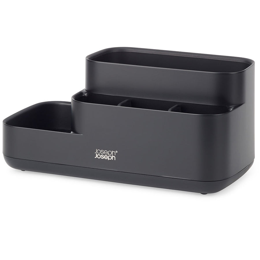 Joseph Joseph Bathroom Black Caddy - EasyStore Bathroom Caddy Matt Black Accessories Sterling Home 2