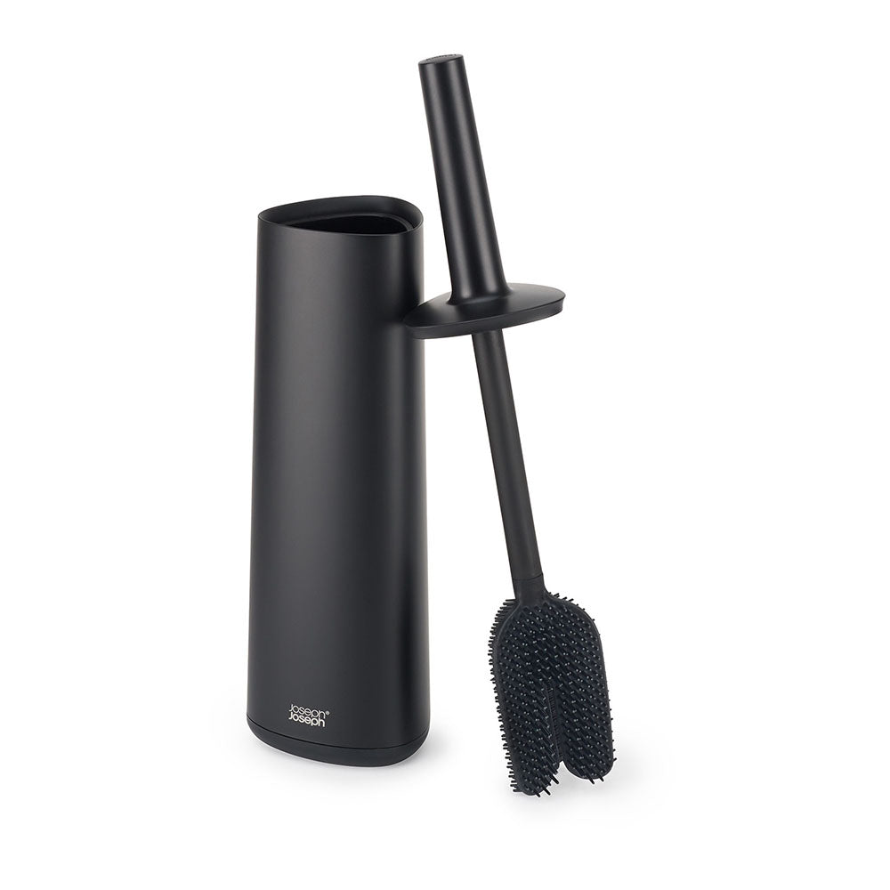 Joseph Joseph Bathroom Black Toilet Brush - Flex 360 Toilet Brush Matt Black Accessories Sterling Home 3