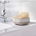 Joseph Joseph Bathroom Cream Soap Dish - Slim Soap Dish Ecru Accessories Sterling Home 1