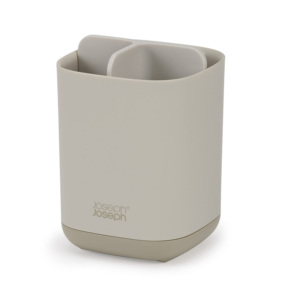 Joseph Joseph Bathroom Cream Toothbrush Caddy - EasyStore Toothbrush Caddy Ecru Accessories Sterling Home 2