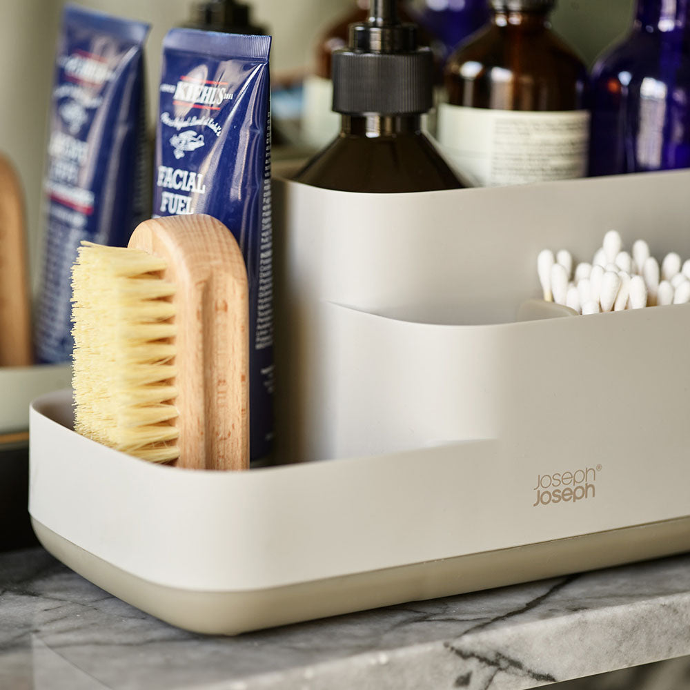 Joseph Joseph Bathroom Cream Bathroom Caddy - EasyStore Bathroom Caddy Ecru Accessories Sterling Home 3