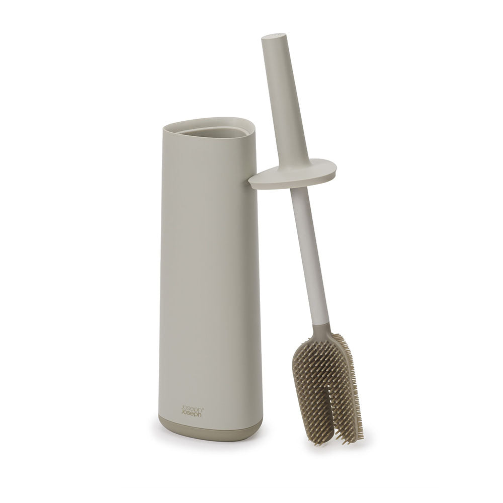 Joseph Joseph Bathroom Cream Toilet Brush - Flex 360 Toilet Brush Ecru Accessories Sterling Home 3