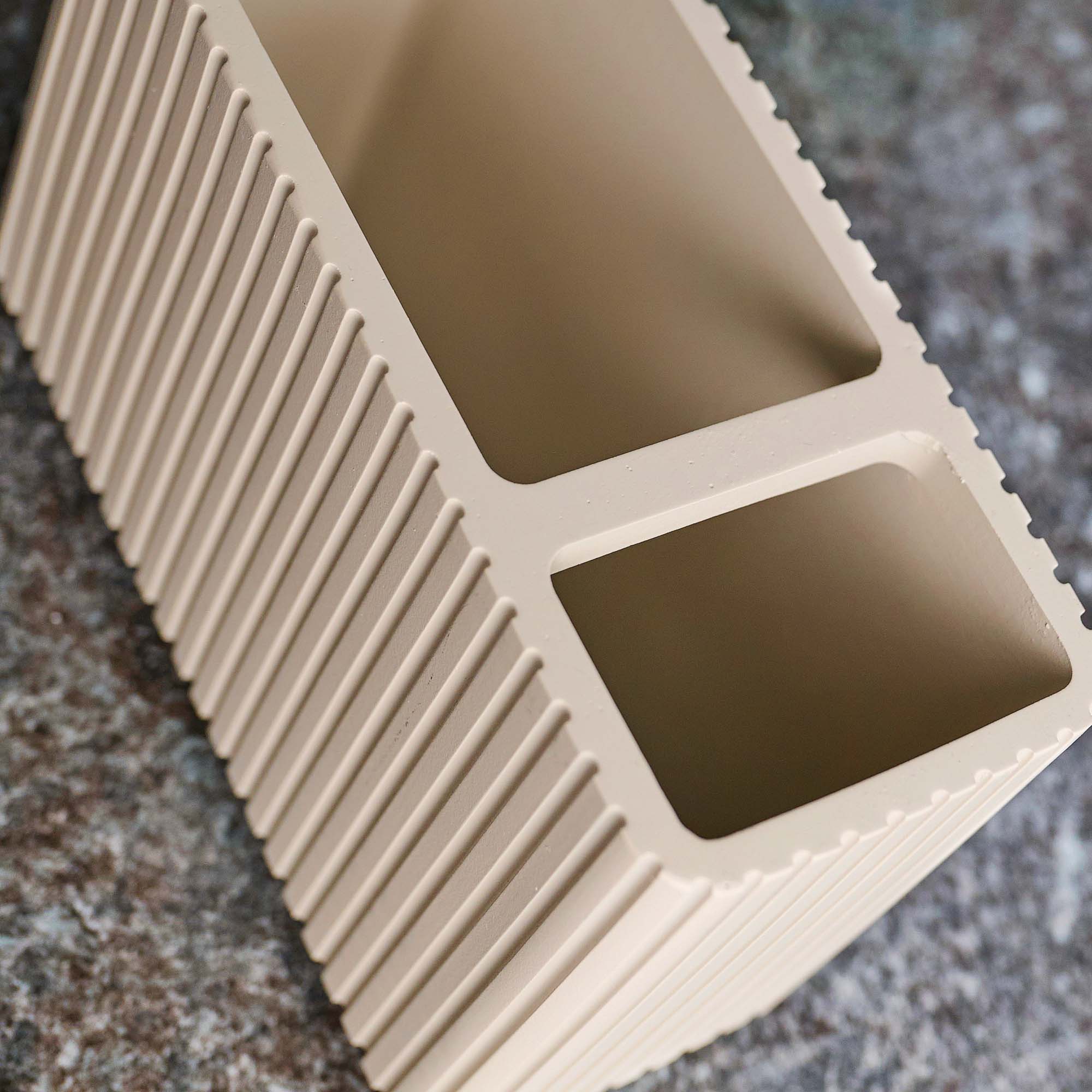 Berkeley Beigue Toothbrush Tidy - Berkeley Toothbrush Tidy Almond Accessories Sterling Home 4