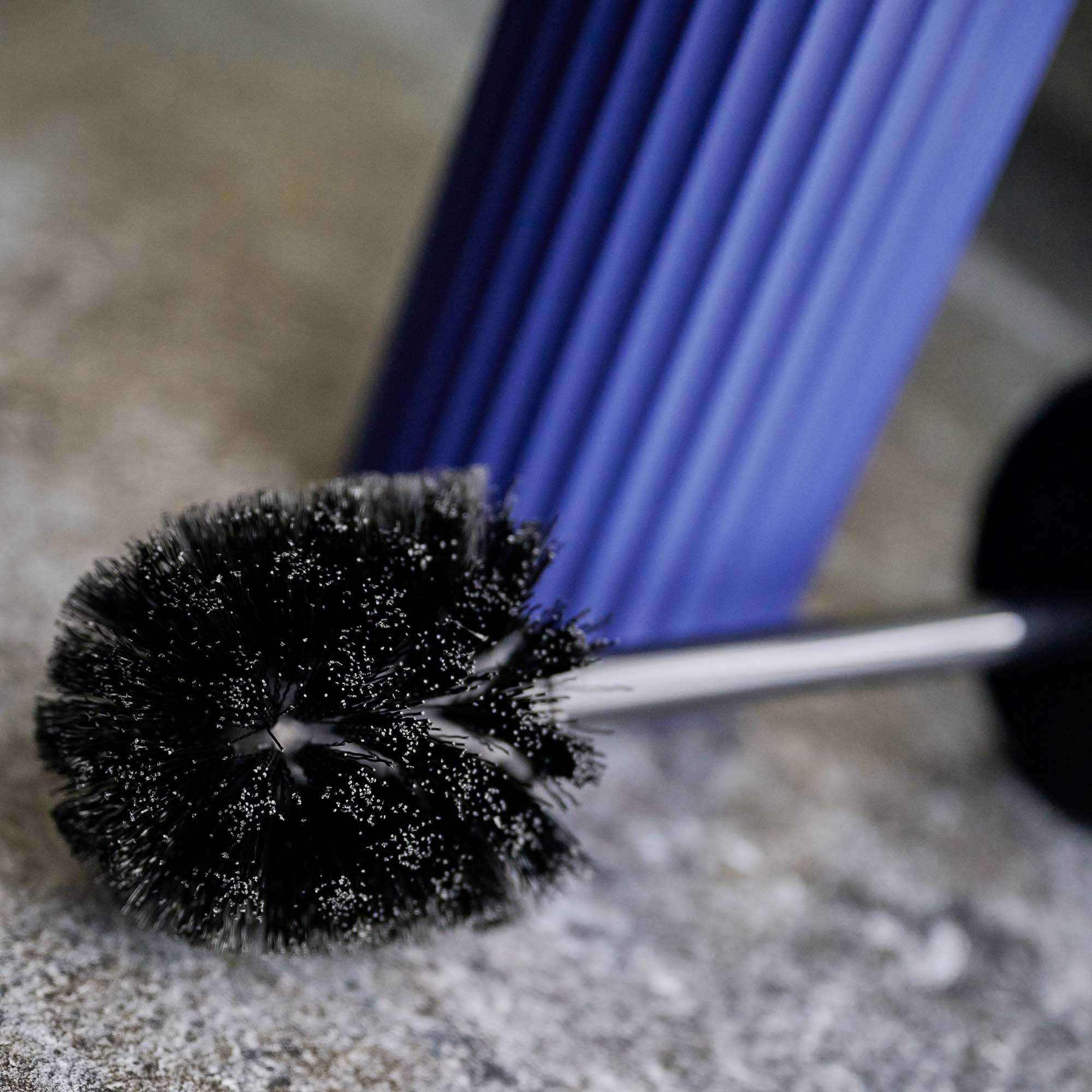 Berkeley Blue Toilet Brush - Berkeley Toilet Brush Blue Accessories Sterling Home 3