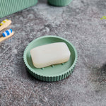 Berkeley Green Soap Dish - DISC Berkeley Soap Dish Green Accessories Sterling Home 1