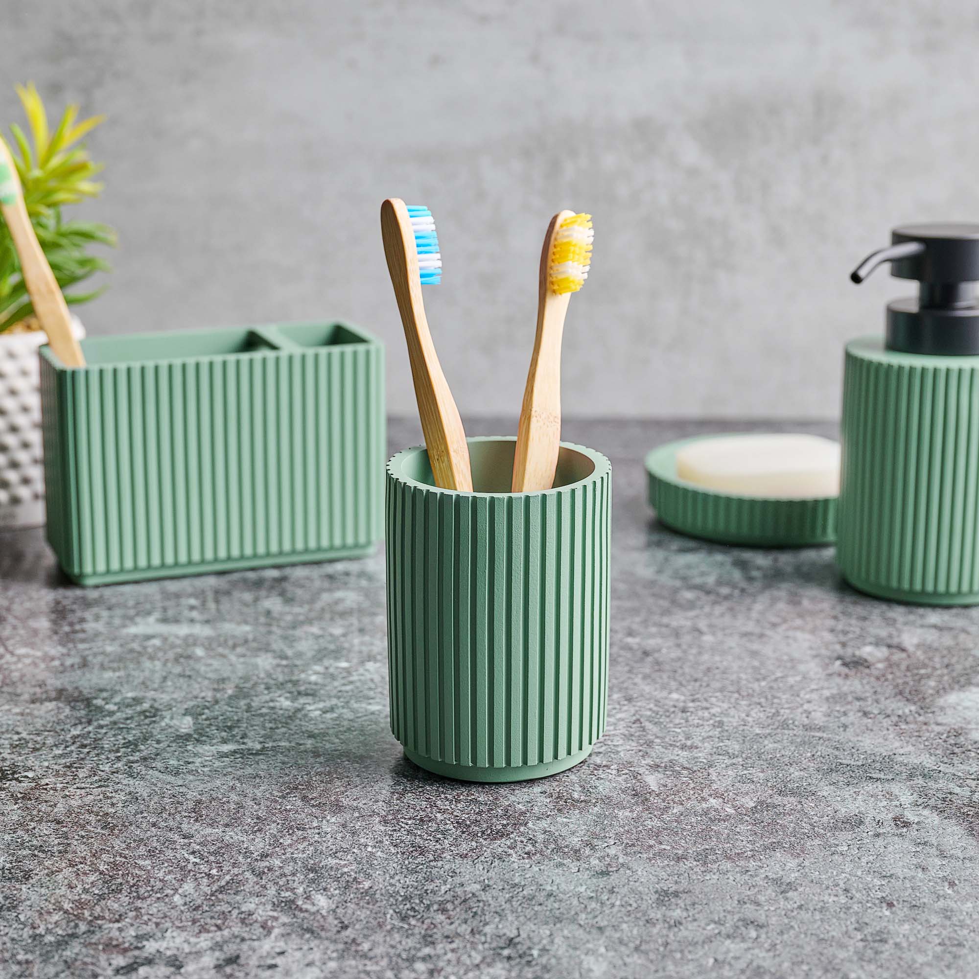 Berkeley Green Tumbler - DISC Berkeley Tumbler Green Accessories Sterling Home 1