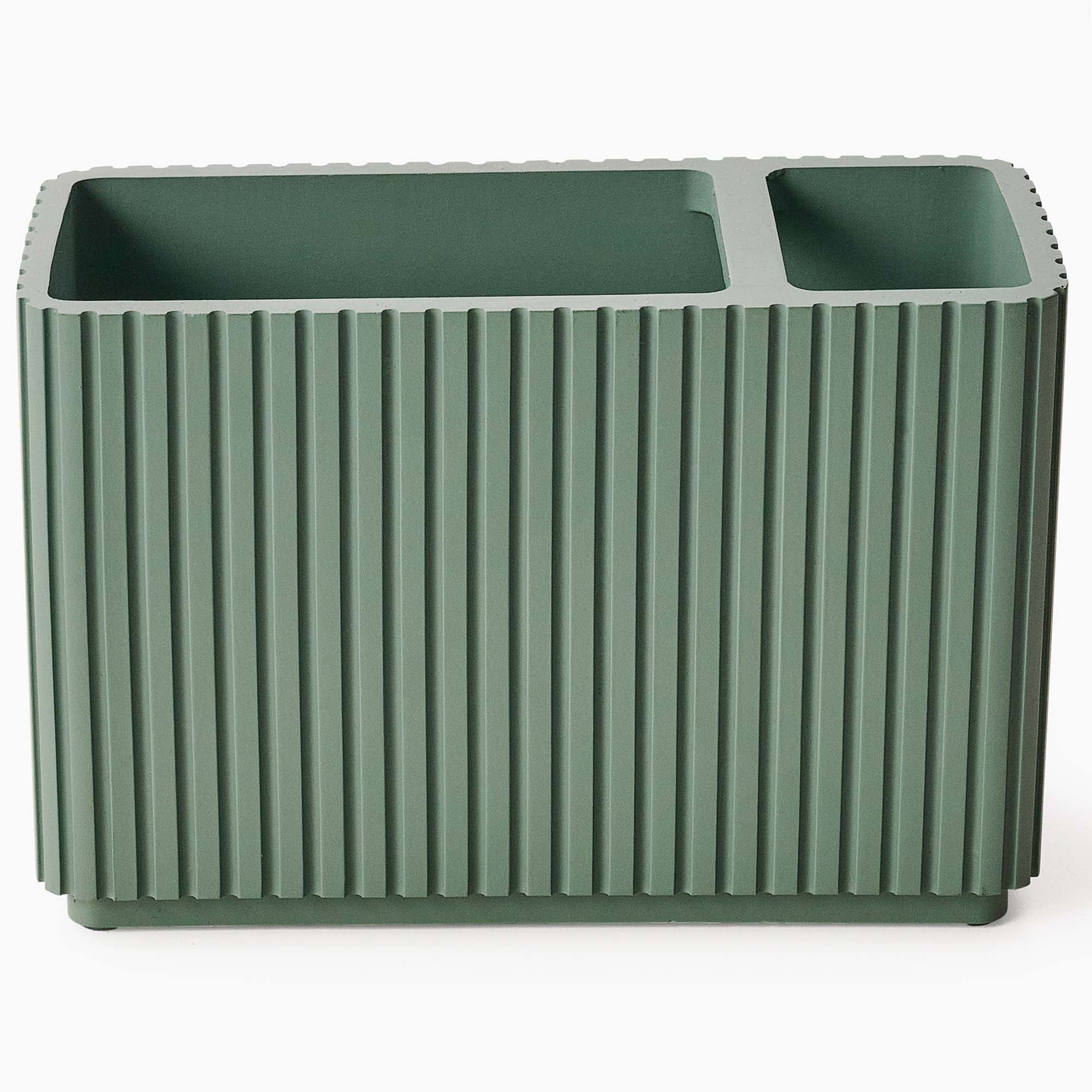 Berkeley Green Toothbrush Tidy - DISC Berkeley Toothbrush Tidy Green Accessories Sterling Home 2