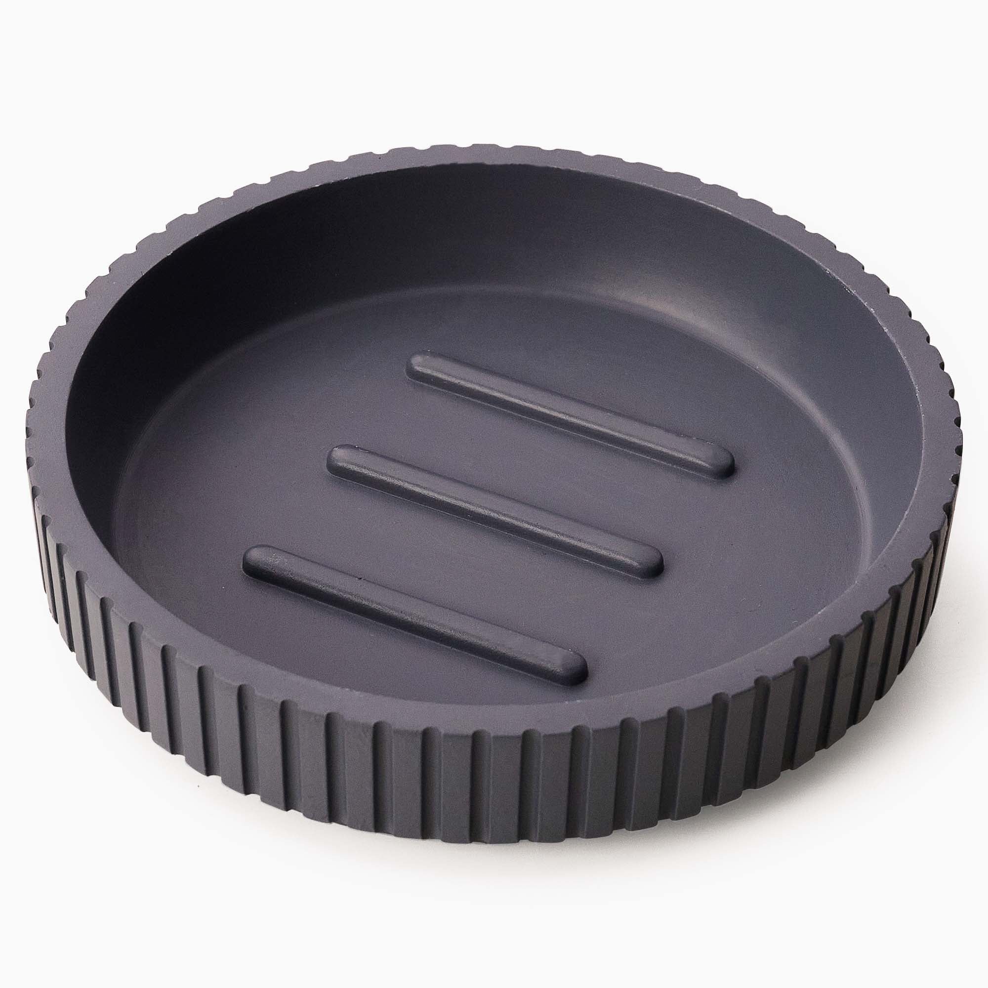 Berkeley Grey Soap Dish - Berkeley Soap Dish Grey Accessories Sterling Home 2