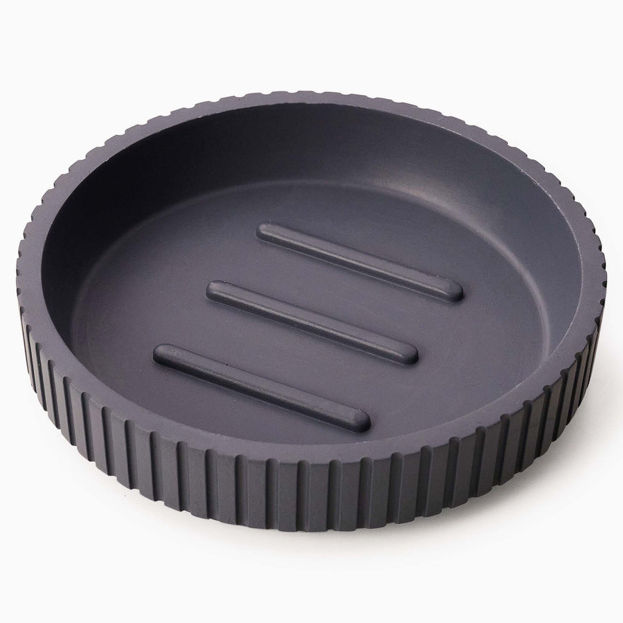 Berkeley Grey Soap Dish - Berkeley Soap Dish Grey Accessories Sterling Home 2