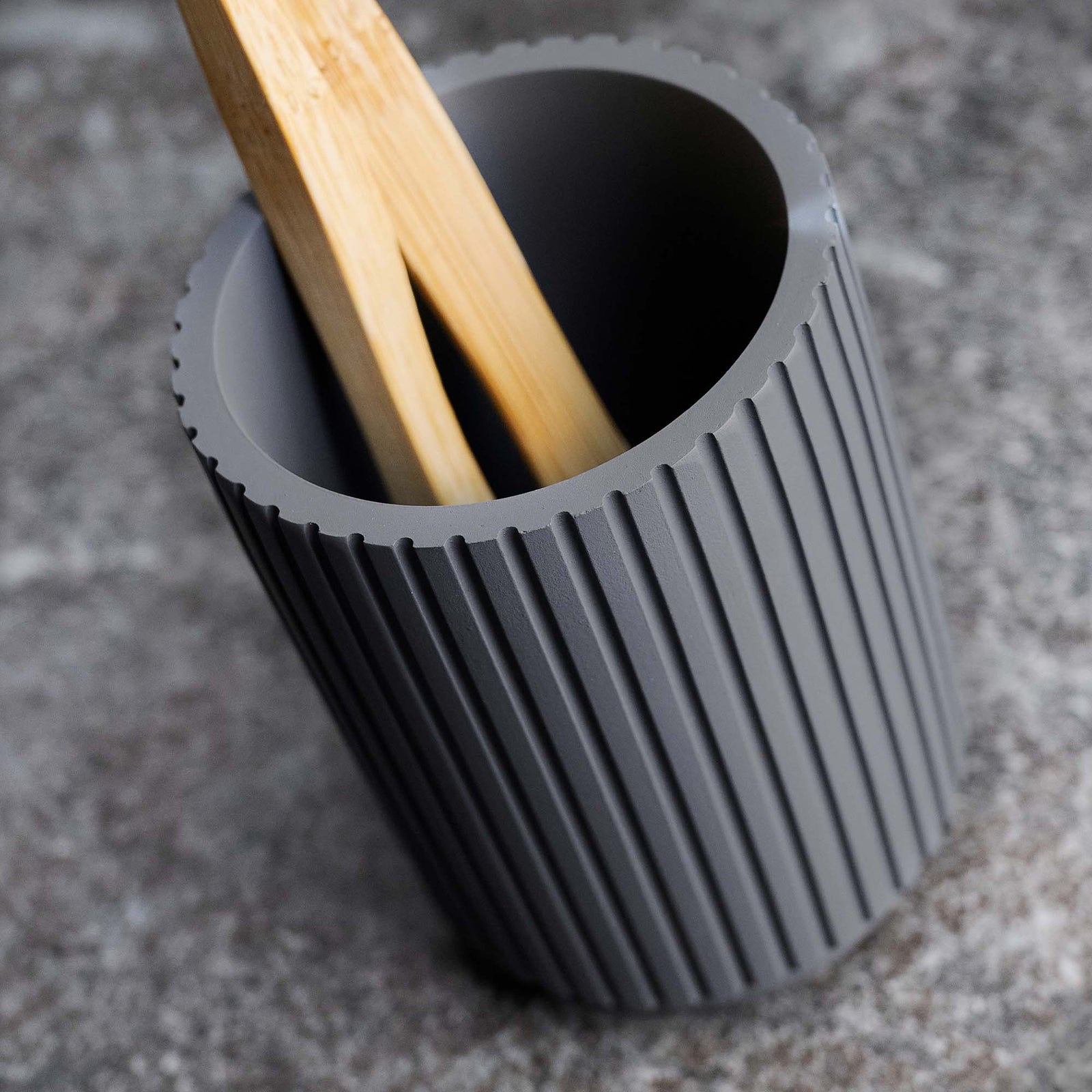 Berkeley Grey Toothbrush Holder - SALE Berkeley Tumbler Grey Accessories Sterling Home 3