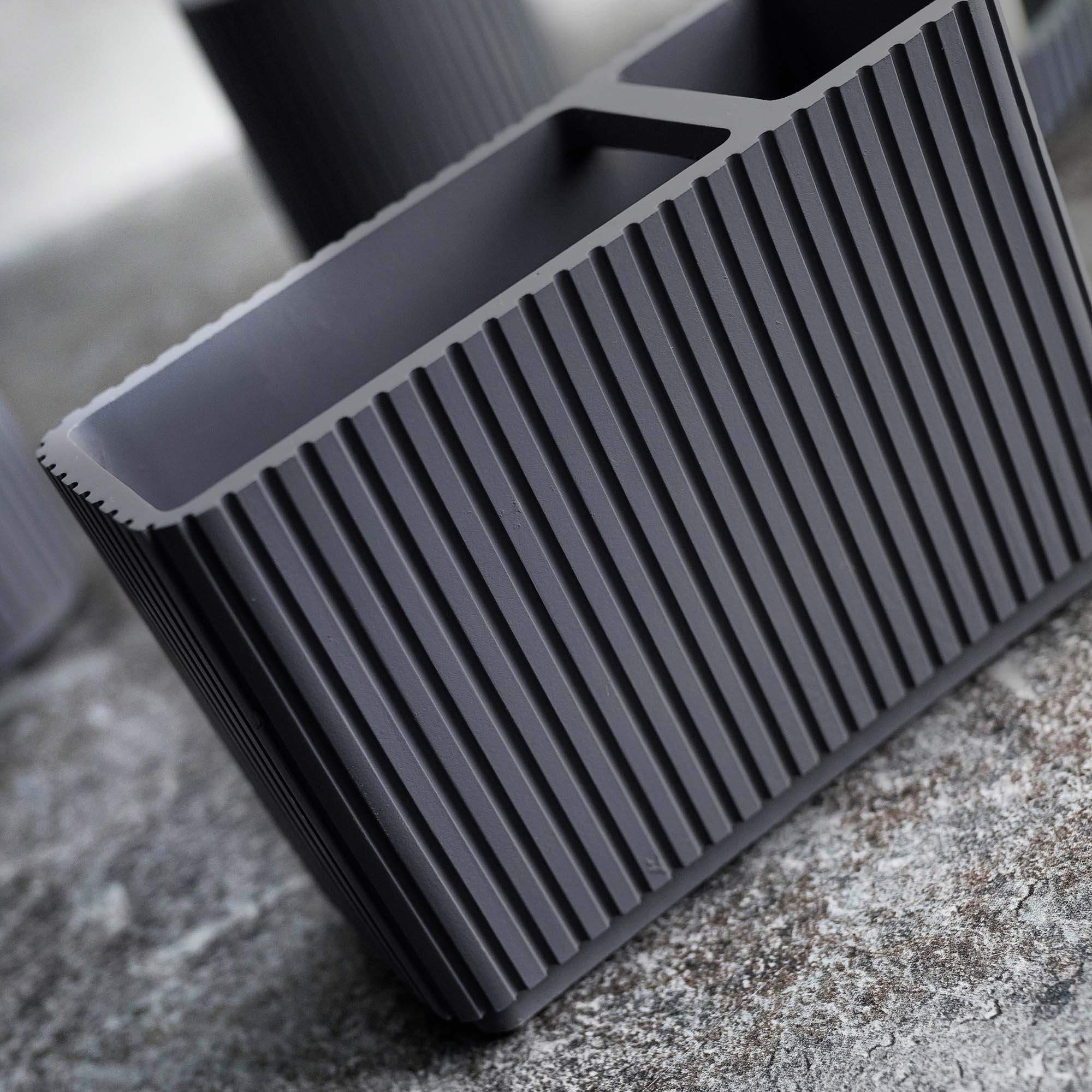 Berkeley Grey Toothbrush Tidy - Berkeley Toothbrush Tidy Grey Accessories Sterling Home 3