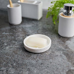 Berkeley White Soap Dish - Berkeley Soap Dish White Accessories Sterling Home 1