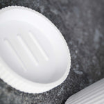 Berkeley White Soap Dish - Berkeley Soap Dish White Accessories Sterling Home 3