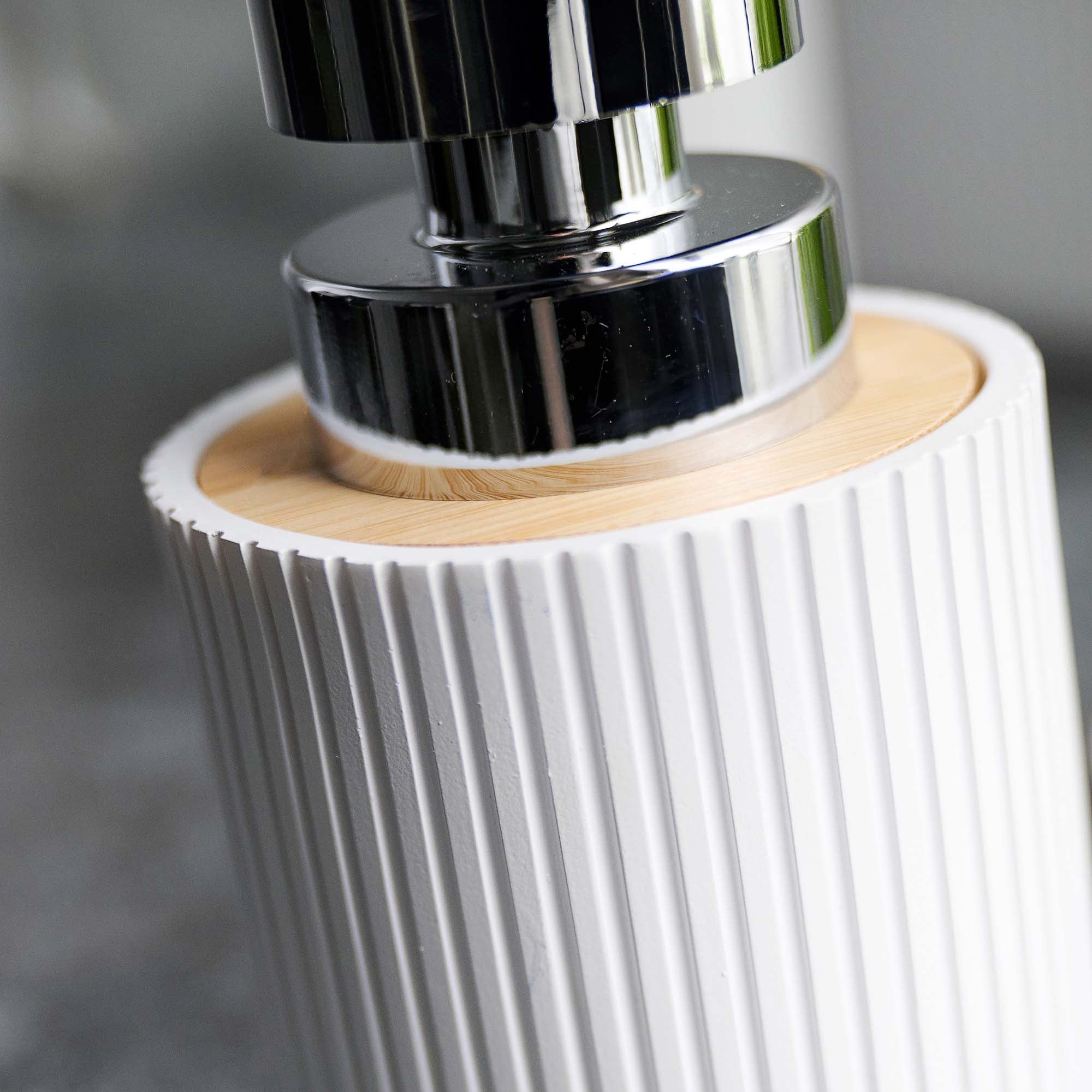 Berkeley White Soap Dispenser - Berkeley Soap Dispenser White Accessories Sterling Home 3