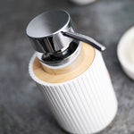 Berkeley White Soap Dispenser - Berkeley Soap Dispenser White Accessories Sterling Home 4