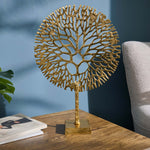 Gold Coral Sculpture - Gold Coral Sculpture Accessories Sterling Home 1