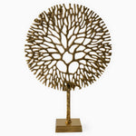 Gold Coral Sculpture - Gold Coral Sculpture Accessories Sterling Home 2