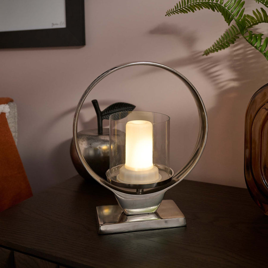 LED White Fire Flame Light - Led White Flame Light 9Cm White Accessories Sterling Home 1