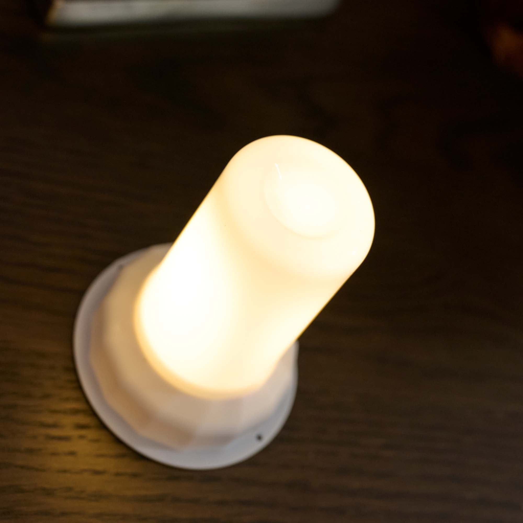 LED White Fire Flame Light - Led White Flame Light 9Cm White Accessories Sterling Home 3