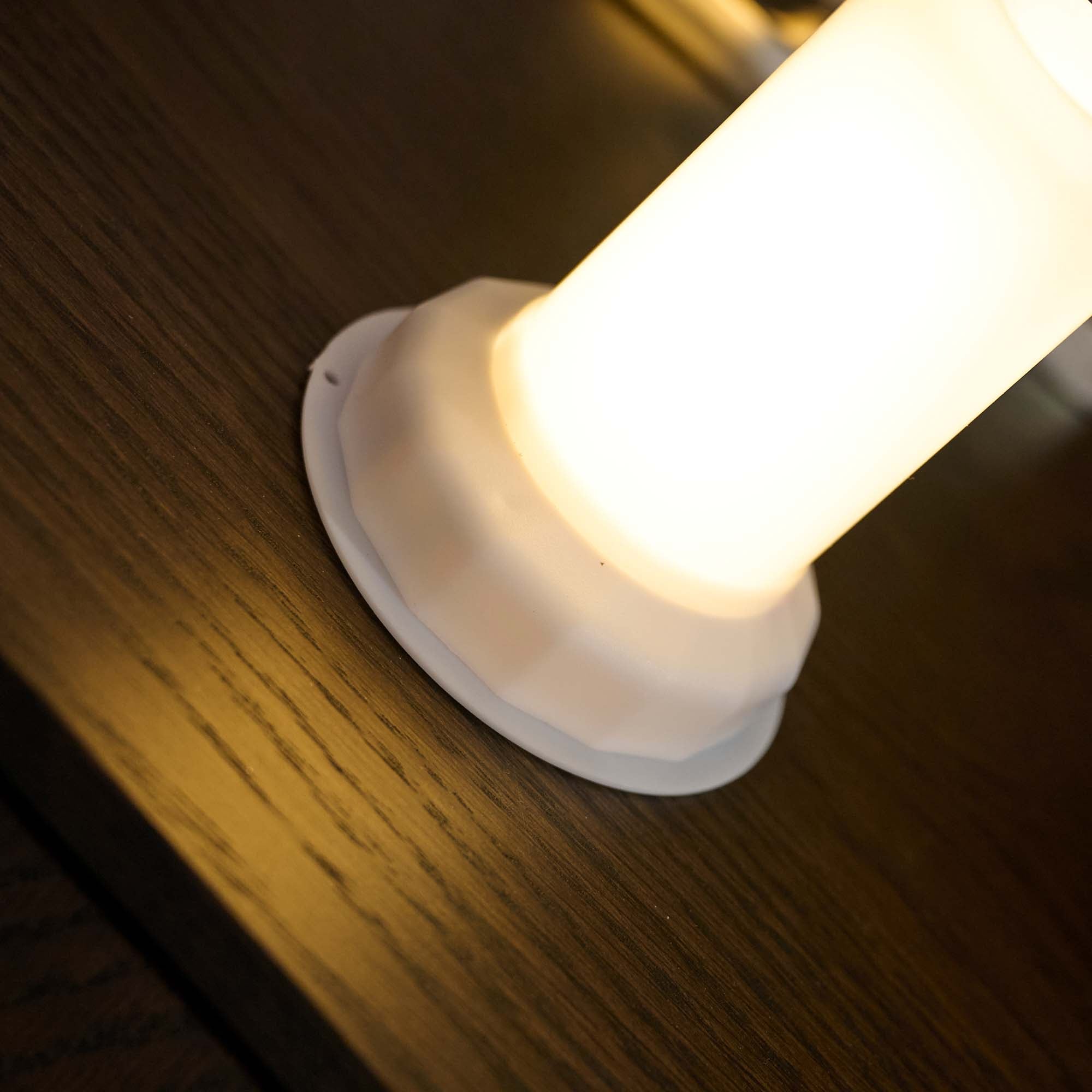 LED White Fire Flame Light - Led White Flame Light 9Cm White Accessories Sterling Home 4