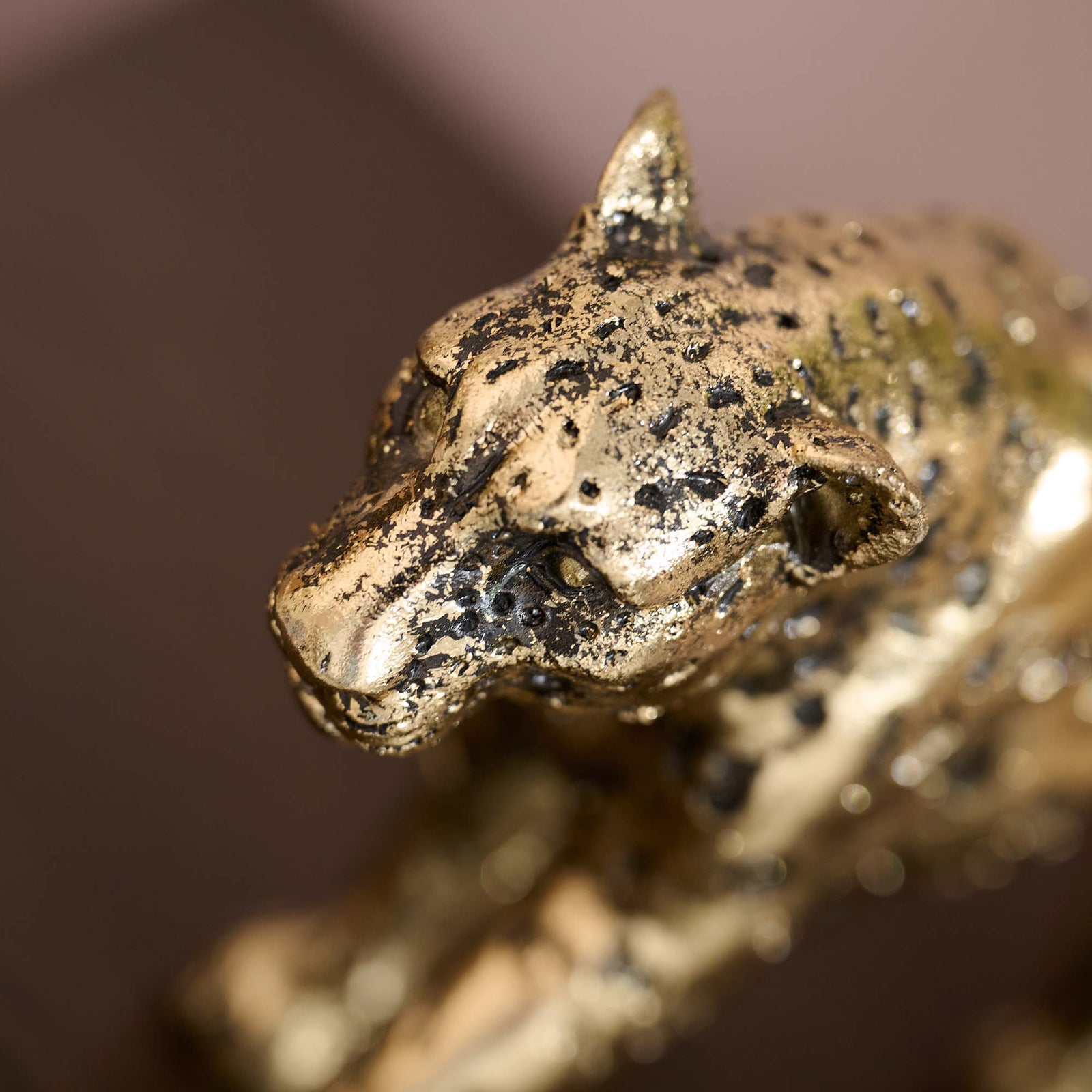 Leopard Ornament Gold - Leopard Ornament 27.5CM Gold Accessories Sterling Home 3