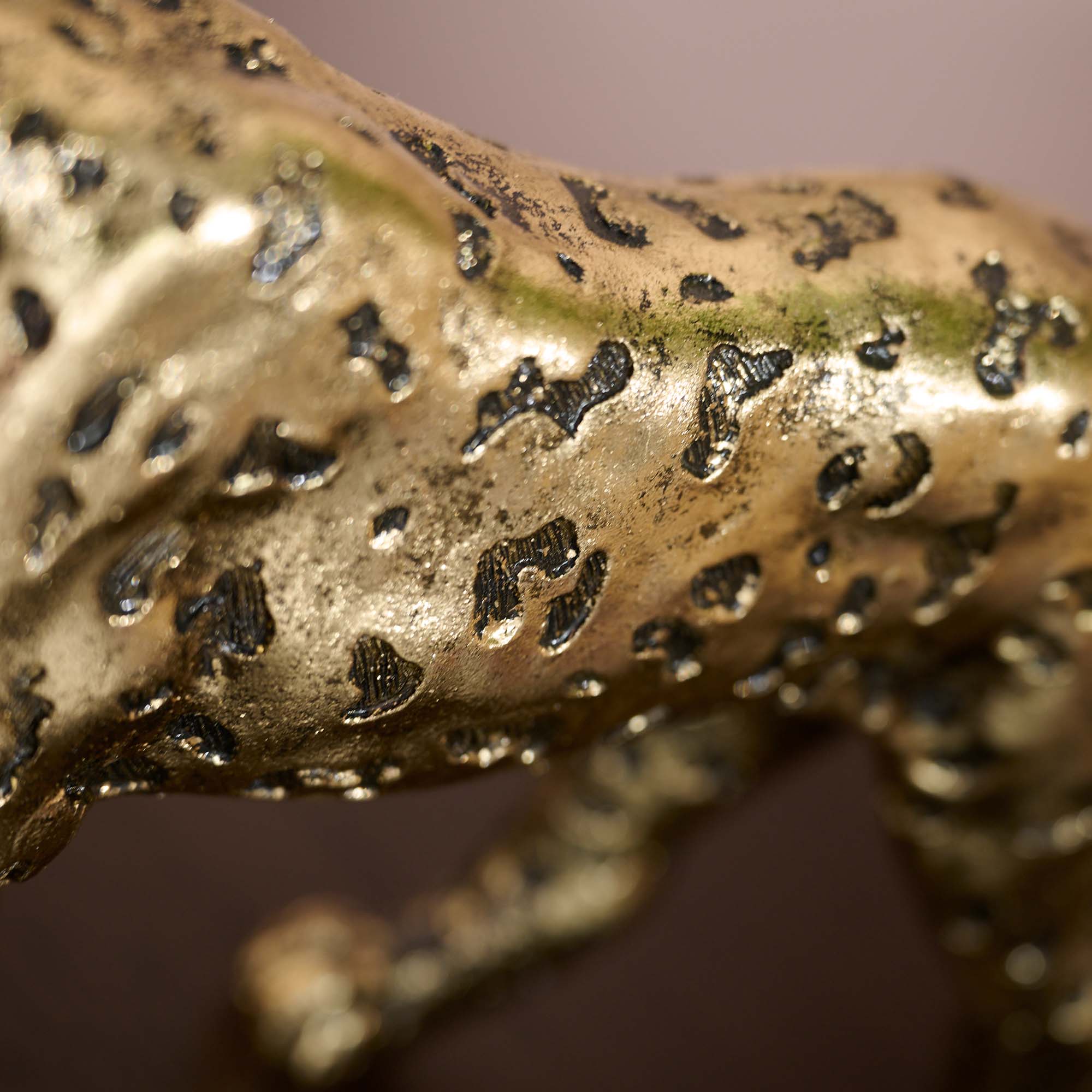 Leopard Ornament Gold - Leopard Ornament 27.5Cm Gold Accessories Sterling Home 4