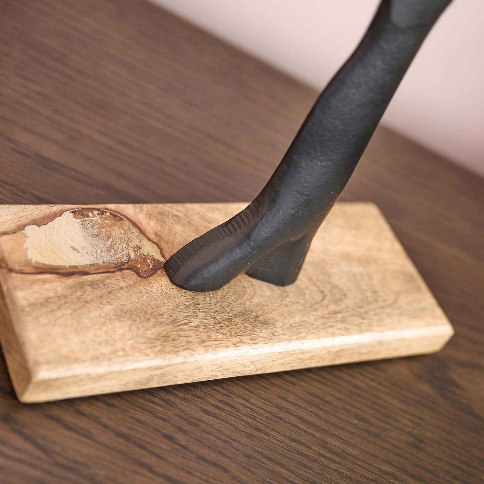 Tree On Wooden Base Black - Tree On Wooden Base 42CM Black Accessories Sterling Home 4