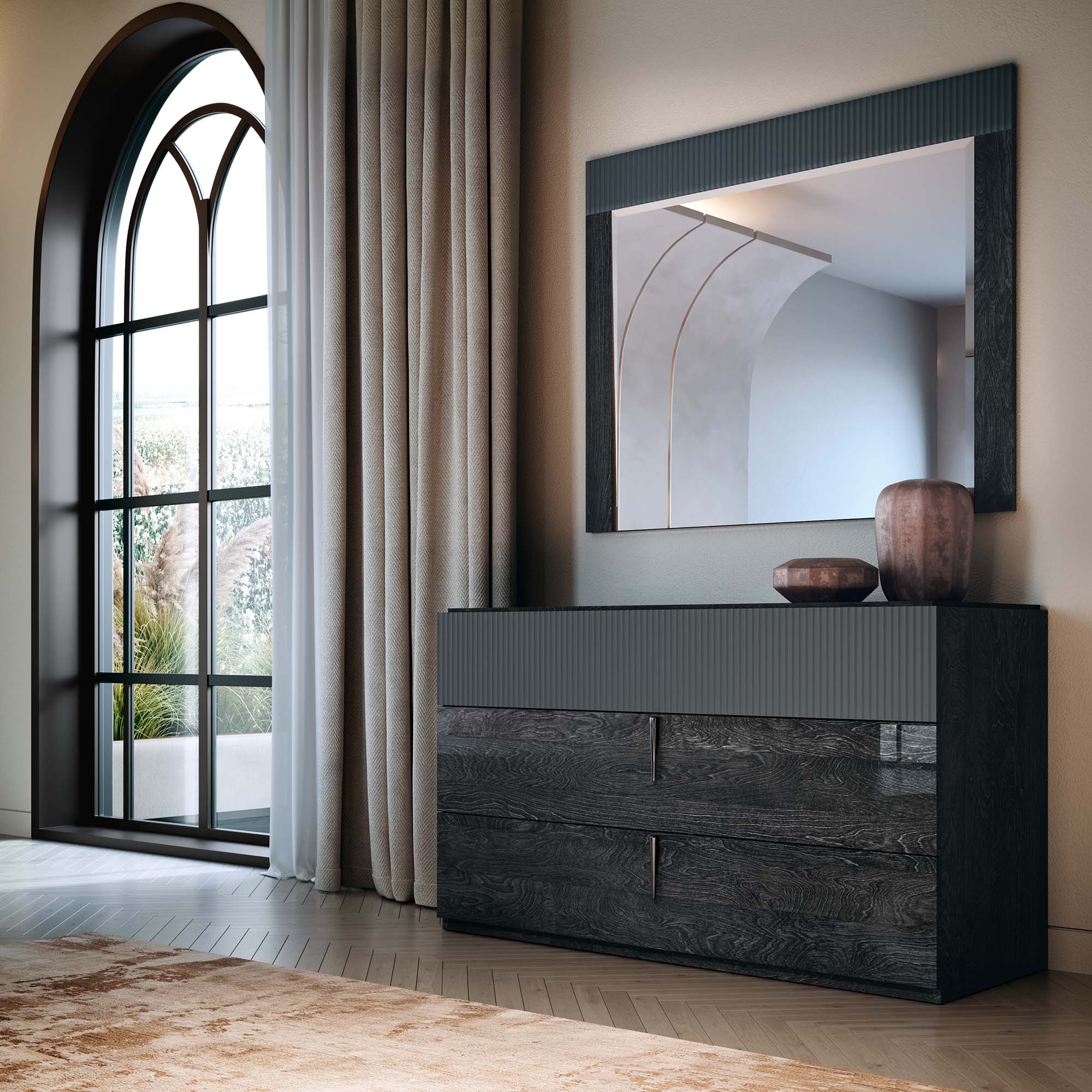 Onyx 3 Chest of Drawers - 3 Drawer Chest of Drawers Storage Sterling Home 2