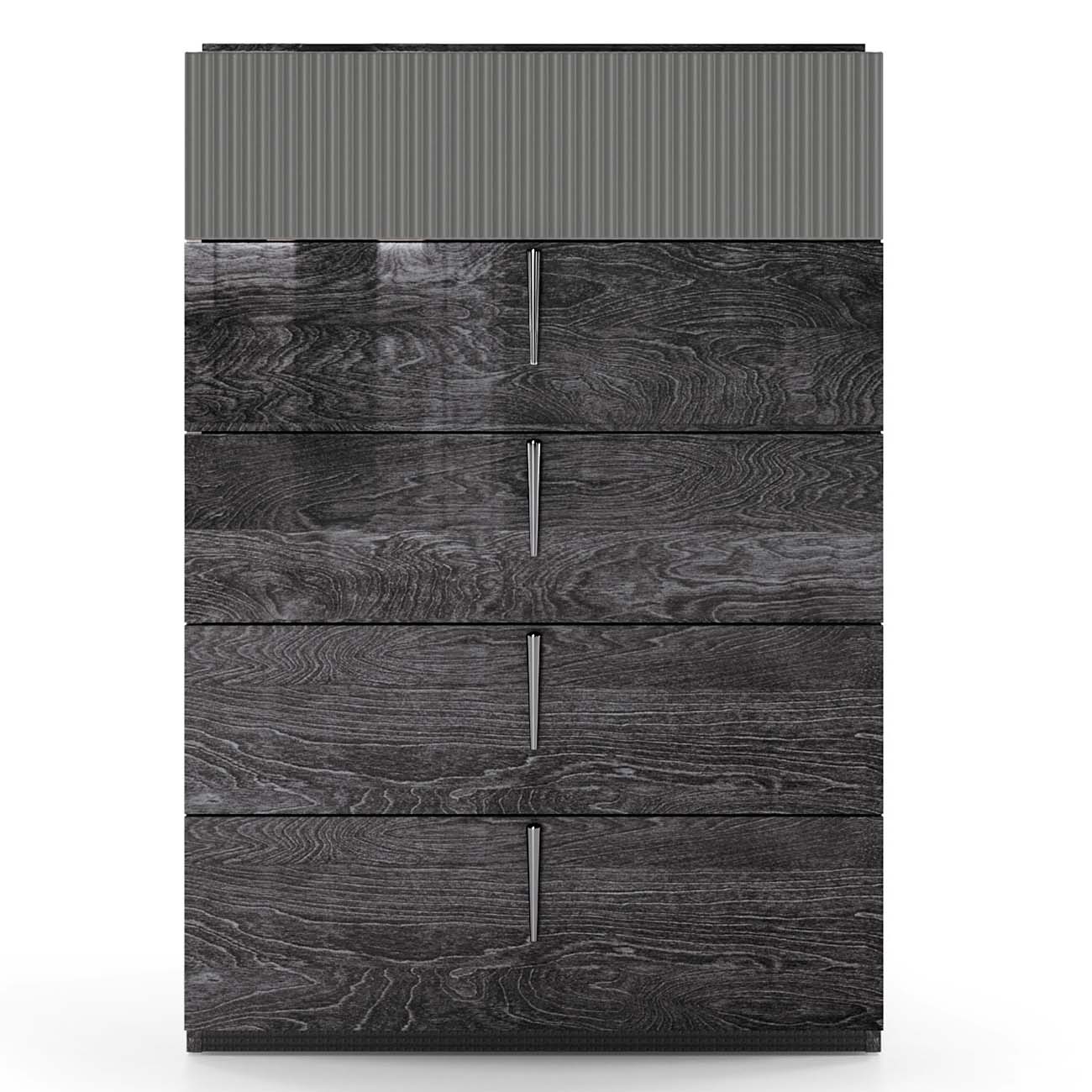 Onyx 5 Drawer Tall Cabinet - 5 Drawer Tallboy Storage Sterling Home 1
