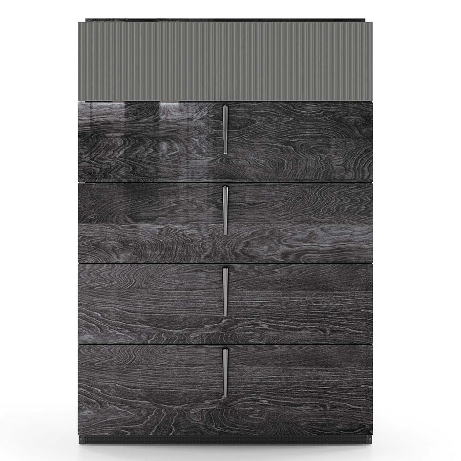 Onyx 5 Drawer Tall Cabinet - 5 Drawer Tallboy Storage Sterling Home 1