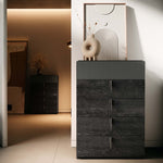 Onyx 5 Drawer Tall Cabinet - 5 Drawer Tallboy Storage Sterling Home 2