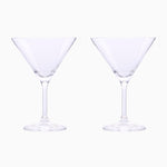 Eternity Crystal Set of 2 Martini Glasses - Eternity Crystal - Martini glass S/2 Accessories Sterling Home 2