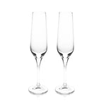 Eternity Crystal Set of 2 Champange flute - Eternity Crystal - Champange flute glass S/2 Accessories Sterling Home 1
