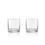 Eternity Crystal Set of 2 Whiskey Glasses - Eternity Crystal - Whiskey glass S/2 Accessories Sterling Home 1