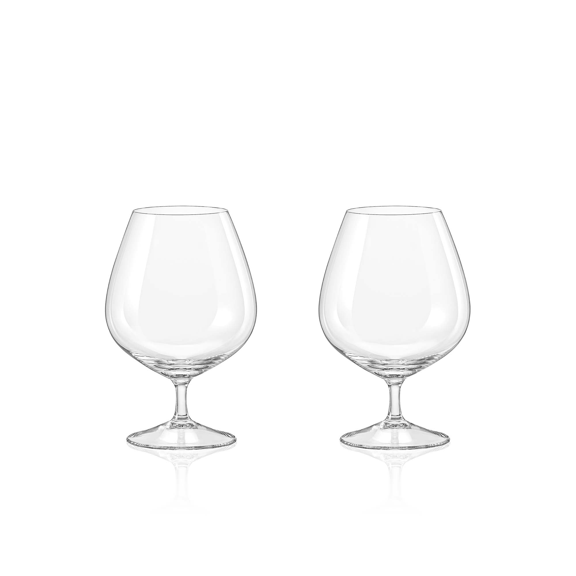 Eternity Crystal Set of 2 Brandy Glasses - Eternity Crystal - Brandy glass S/2 Accessories Sterling Home 1