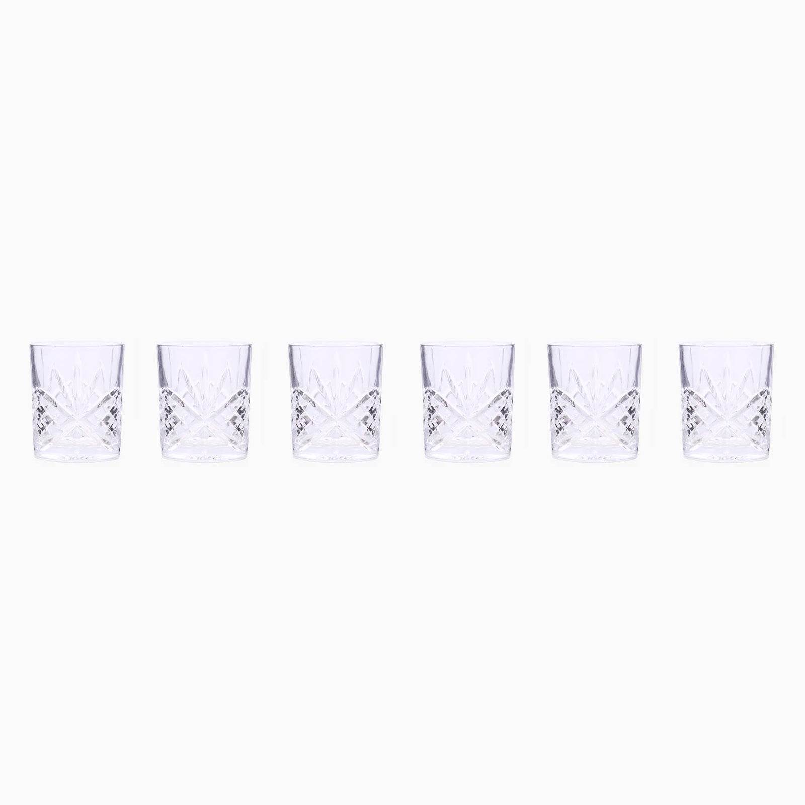Belvedere Set of 6 Whiskey Glasses - Belvedere Whiskey Glasses S/6 Accessories Sterling Home 2