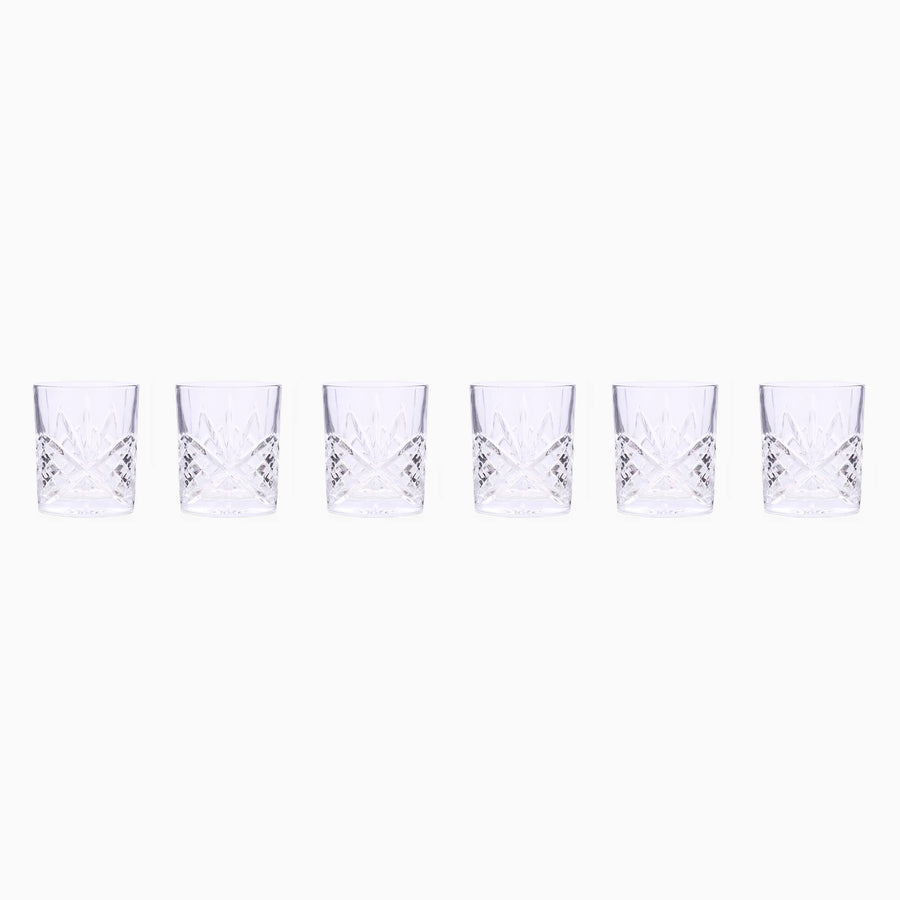 Belvedere Set of 6 Whiskey Glasses - Belvedere Whiskey Glasses S/6 Accessories Sterling Home 2