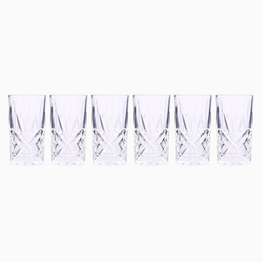 Belvedere Set of 6 Hiball Glasses - Belvedre High Ball Glasses S/6 Accessories Sterling Home 2