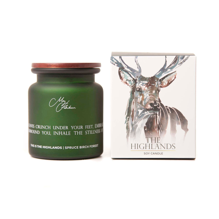 Meg Hawkins The Highlands Candle - Candle The Higlands (Stag) Accessories Sterling Home 2