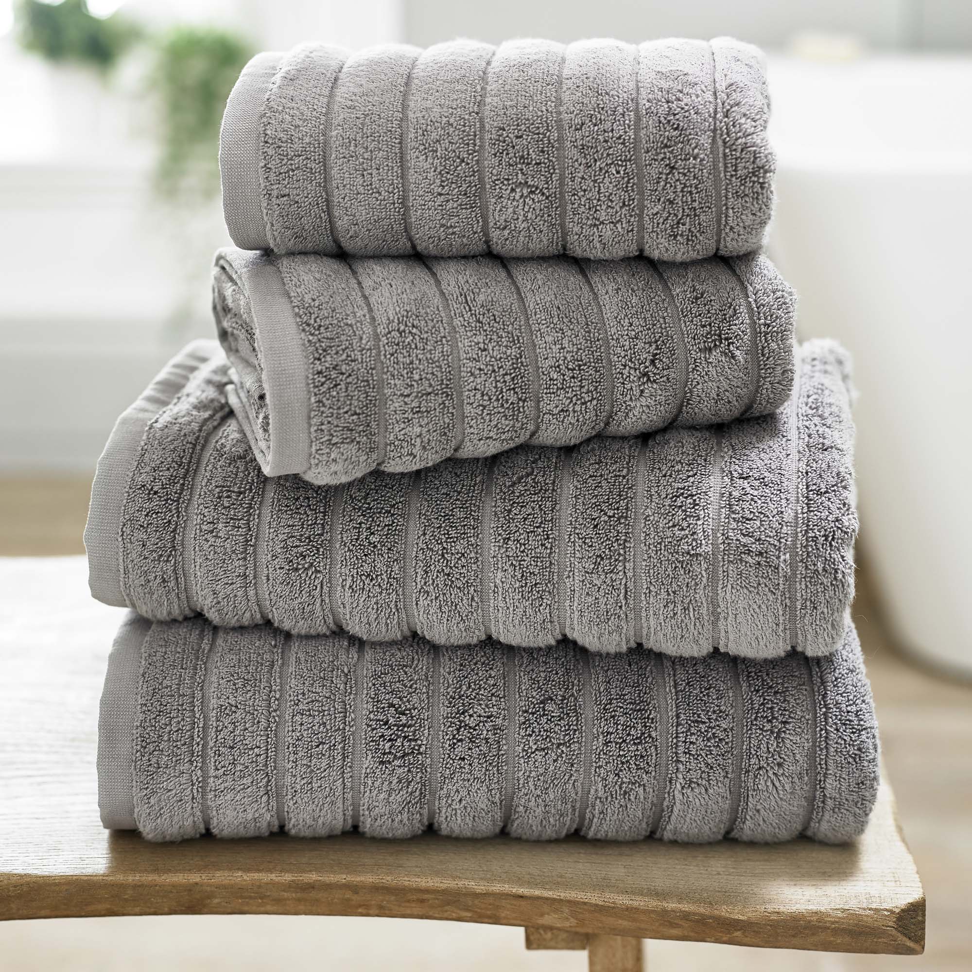 Ribbleton Grey Hand Towel - Ribbleton Hand Towel Dove Grey - Hand Accessories Sterling Home 1