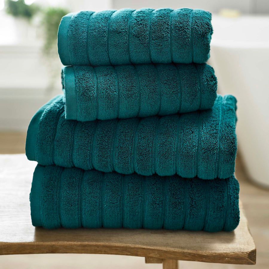 Ribbleton Dark Green Hand Towel - Ribbleton Hand Towel Dark Green - Hand Accessories Sterling Home 1