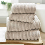 Ribbleton Beigue Bath Towel - Ribbleton Bath Towel Stone - Bath Accessories Sterling Home 1