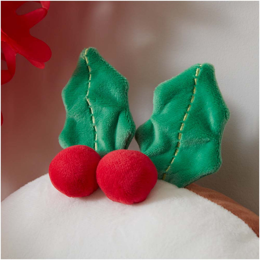 Catherline Lansfield Christmas Pudding Cushion - Christmas Pudding Cushion Accessories Sterling Home 2