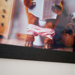 Female Highland Cow On Loo Wall Art - Female Highland Cow On Loo 30x30 Accessories Sterling Home 4