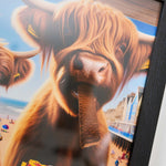 Highland Cow With Tunnocks - Highland Cows With Tunnocks 40x40 Accessories Sterling Home 3