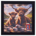 Highland Cow With Irn Bru Wall Art - Highland Cows With Irn Bru 40x40 Accessories Sterling Home 2