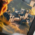 Highland Cow With Castle Wall Art - Highland Cow With Castle 40x40 Accessories Sterling Home 3