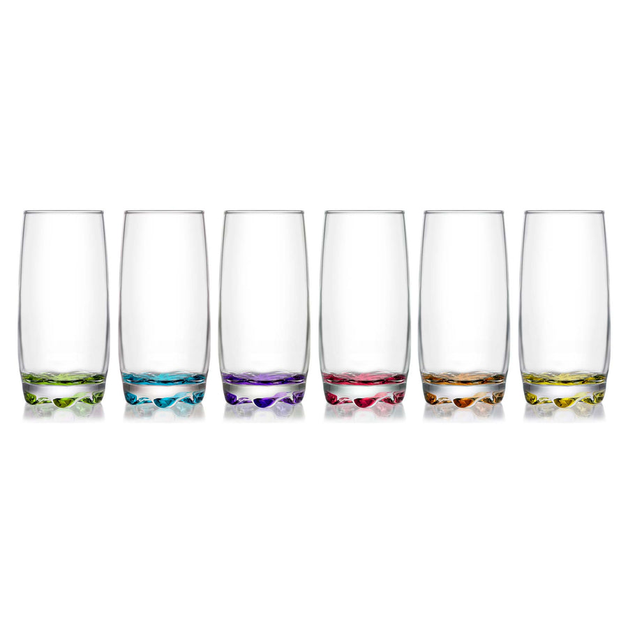 LAV Adora Set of 4 Hiball Glasses - Adora Coloured Hiball Glass 6 pack Accessories Sterling Home 1