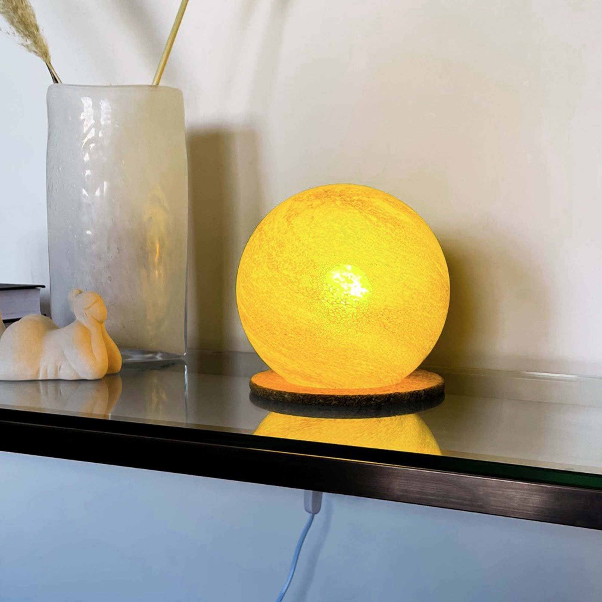 Citrine Lightglow Lamp - DISC Citrine Lightglow Lamp (18CM ) Accessories Sterling Home 1